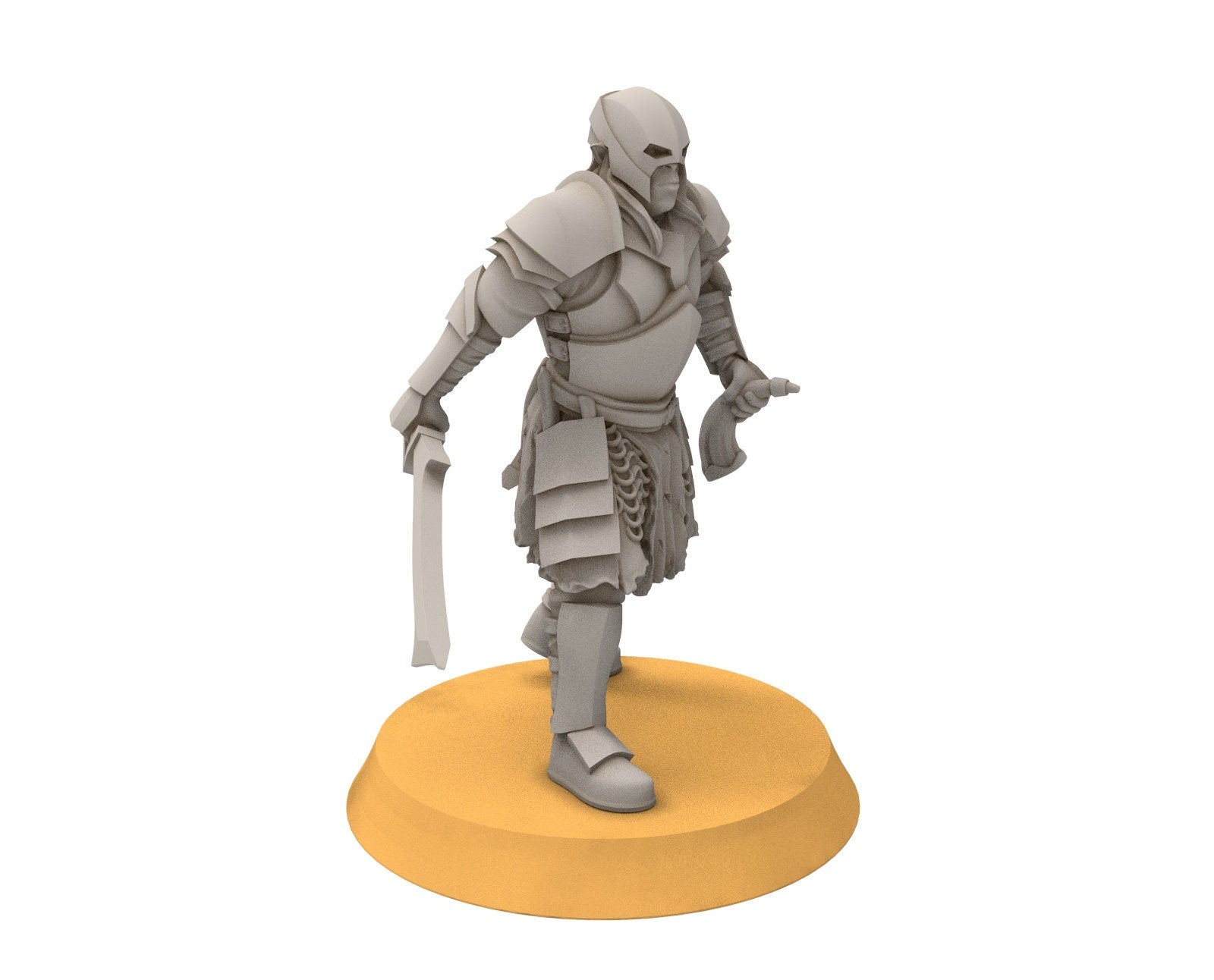 Orc horde - Super orcs swordsmen, Orc warriors warband, Middle rings miniatures pour wargame D&D, SDA...