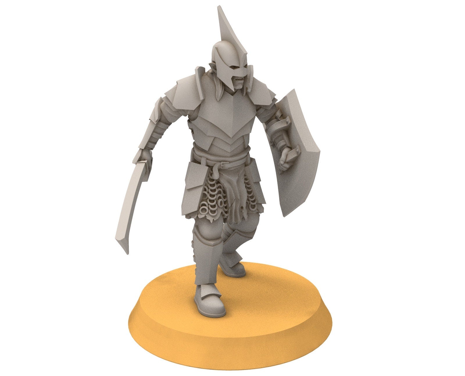 Orc horde - Super orcs swordsmen, Orc warriors warband, Middle rings miniatures pour wargame D&D, SDA...