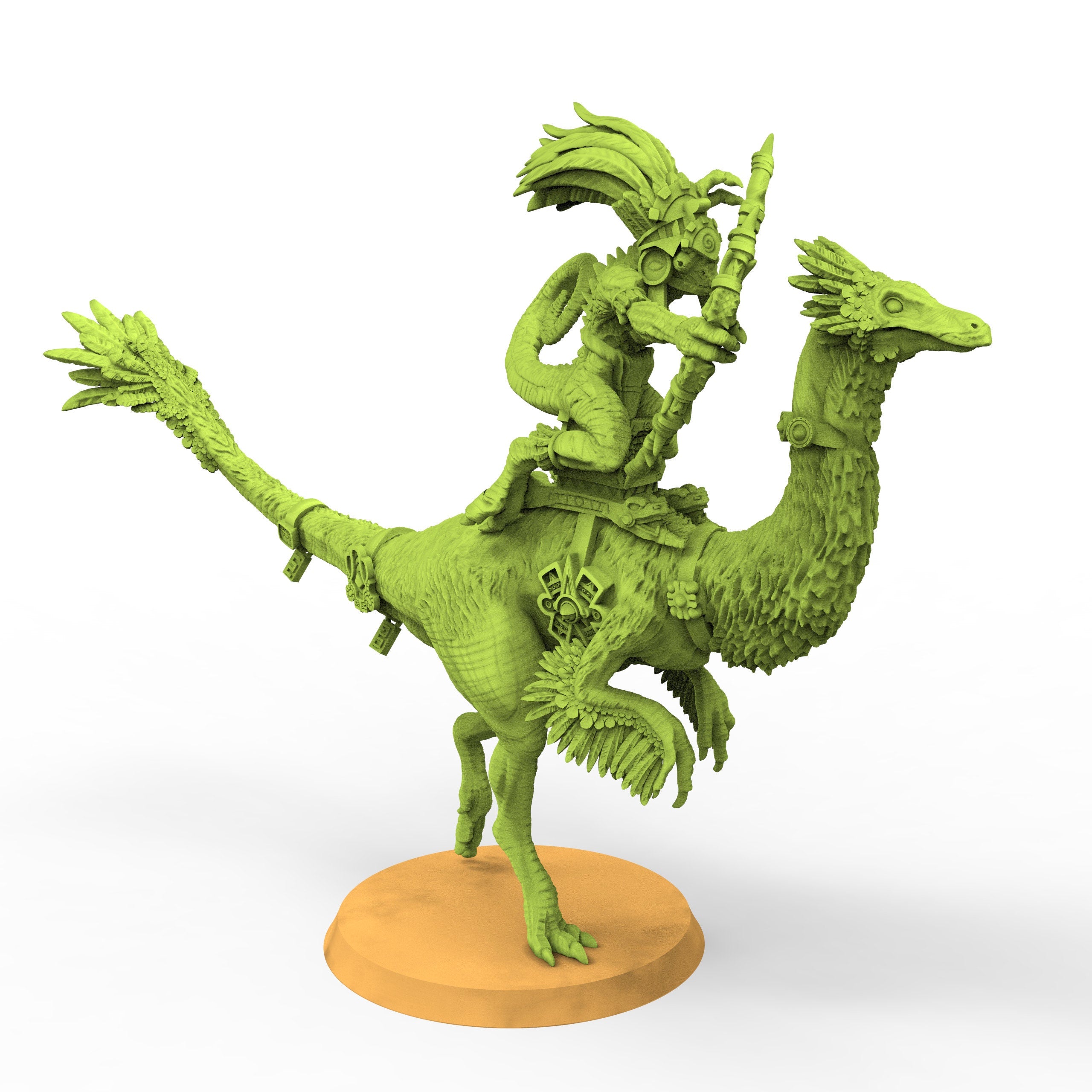 Lost temple - Chamaleon Riders lizardmen from the East usable for Oldhammer, battle, king of wars, 9th age