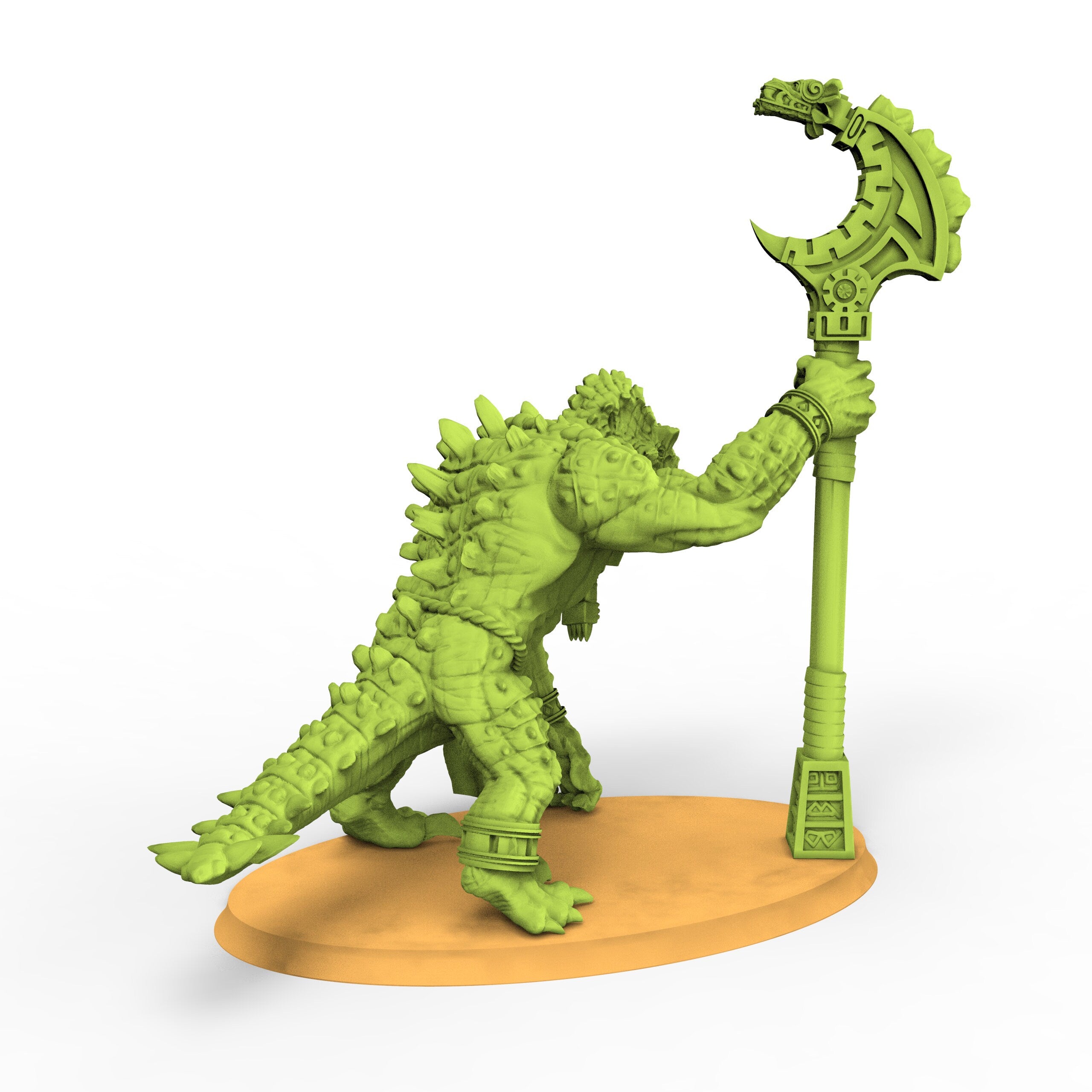 Lost temple - Kroxigor lizardmen usable for Oldhammer, battle, king of wars, 9th age