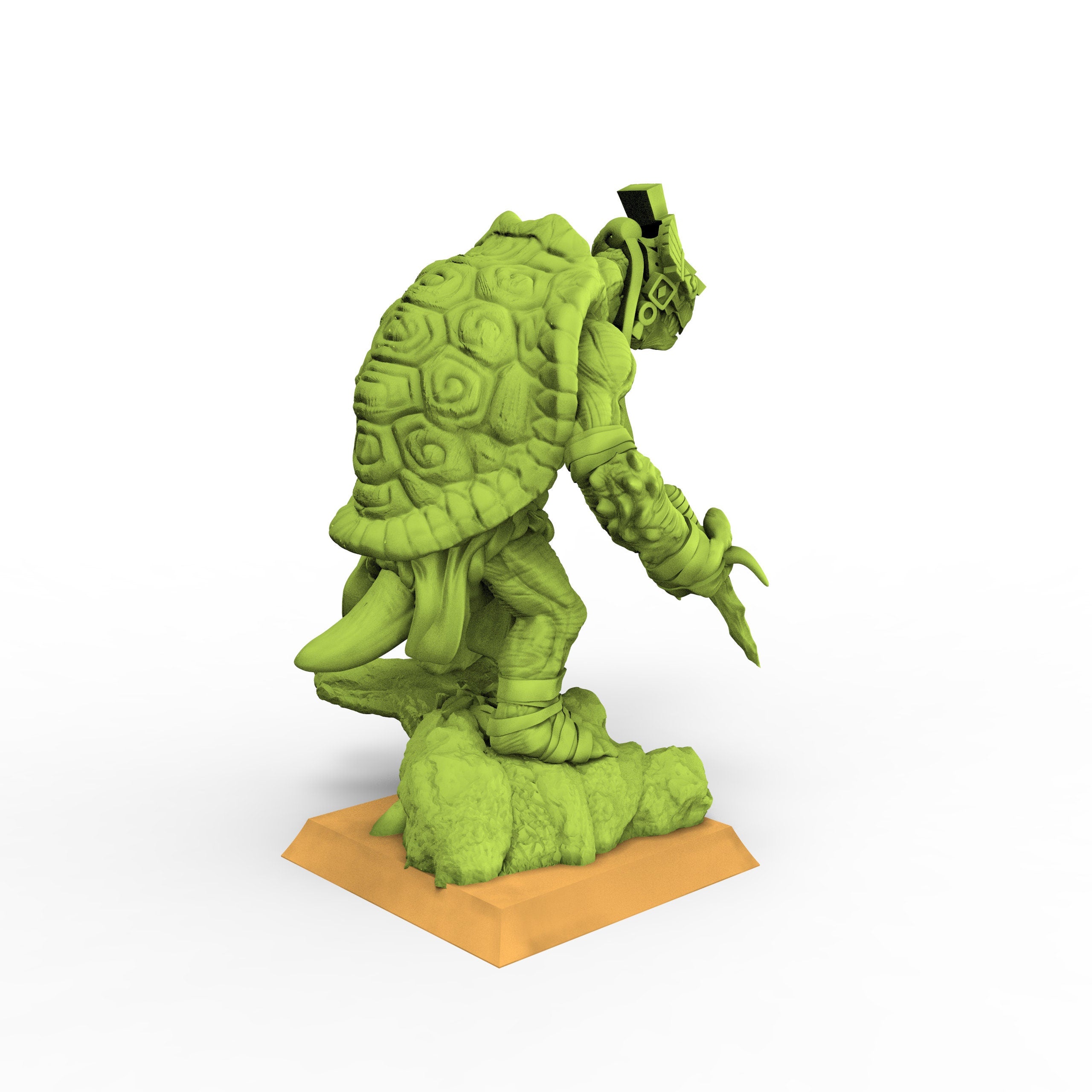 Lost temple - Cowabunga lizardmen from the East usable for Oldhammer, battle, king of wars, 9th age