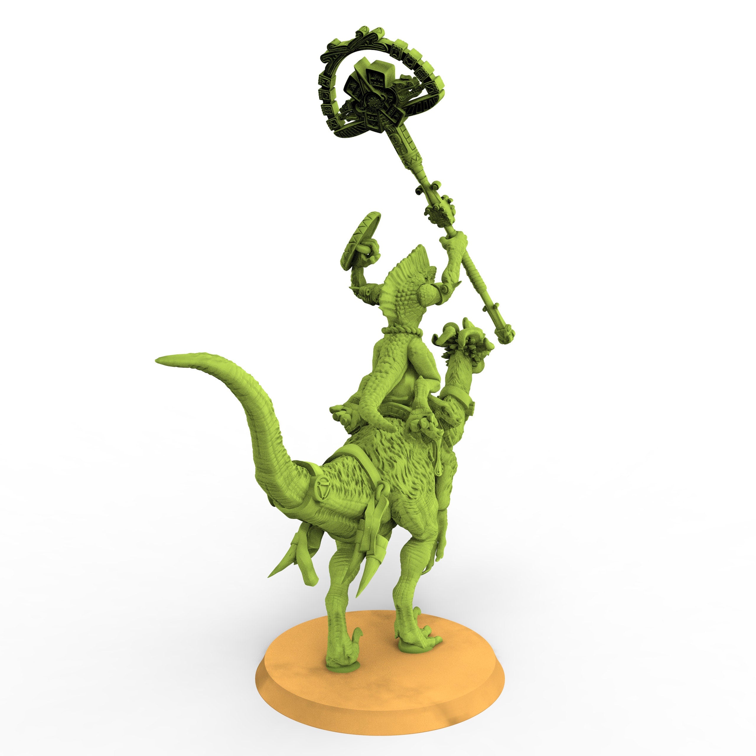 Lost temple - Cuetzpalli Riders lizardmen usable for Oldhammer, battle, king of wars, 9th age