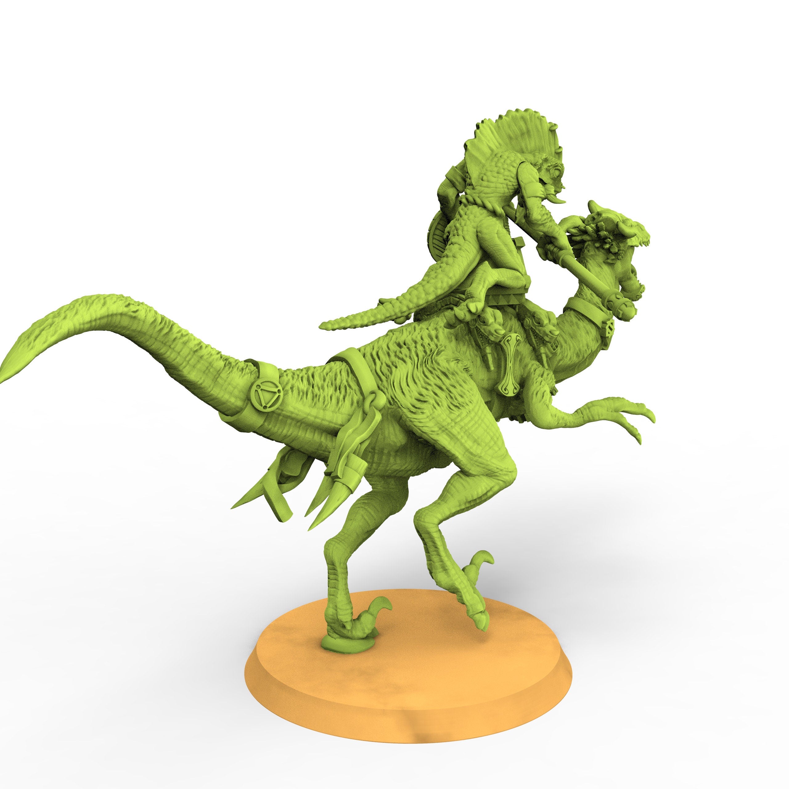 Lost temple - Cuetzpalli Riders lizardmen usable for Oldhammer, battle, king of wars, 9th age