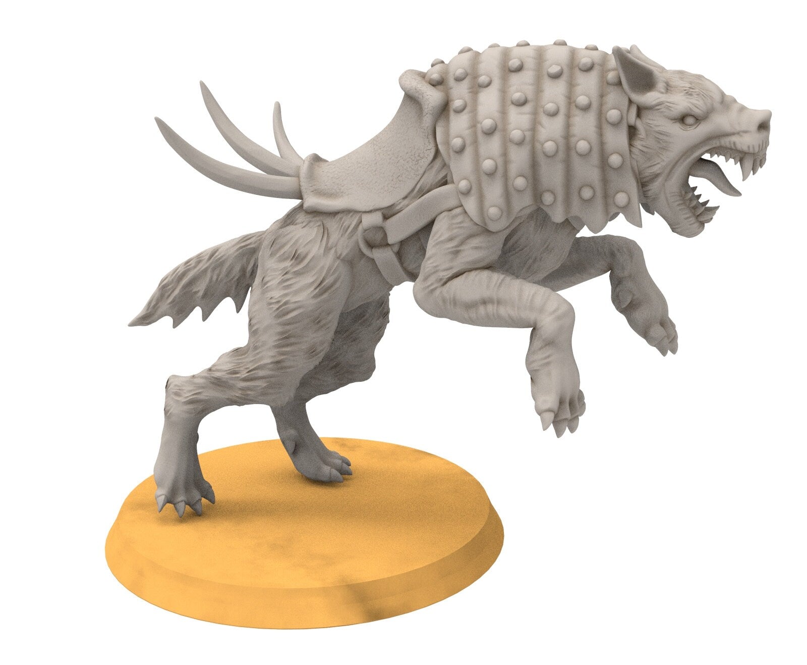 Goblin cave - Tamed Warg wolves