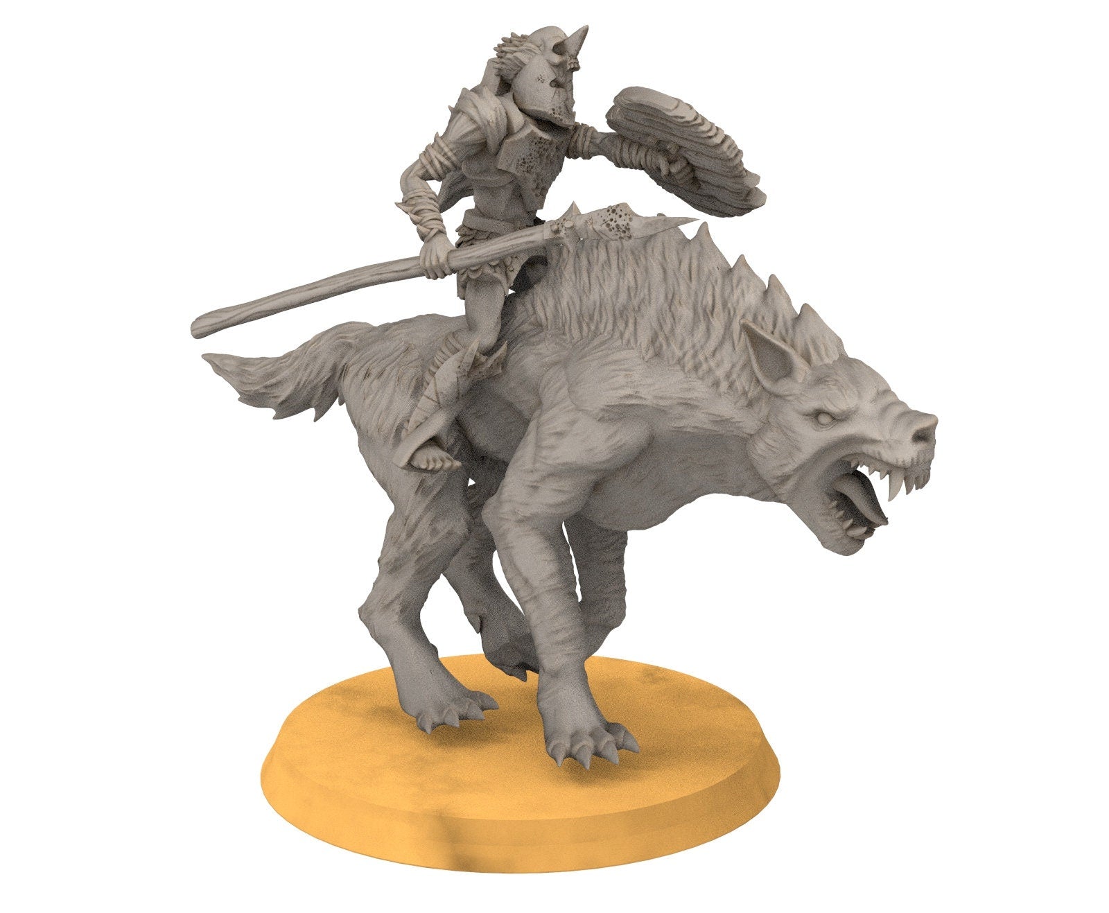 Goblin cave - Goblin warg riders warriors with spears