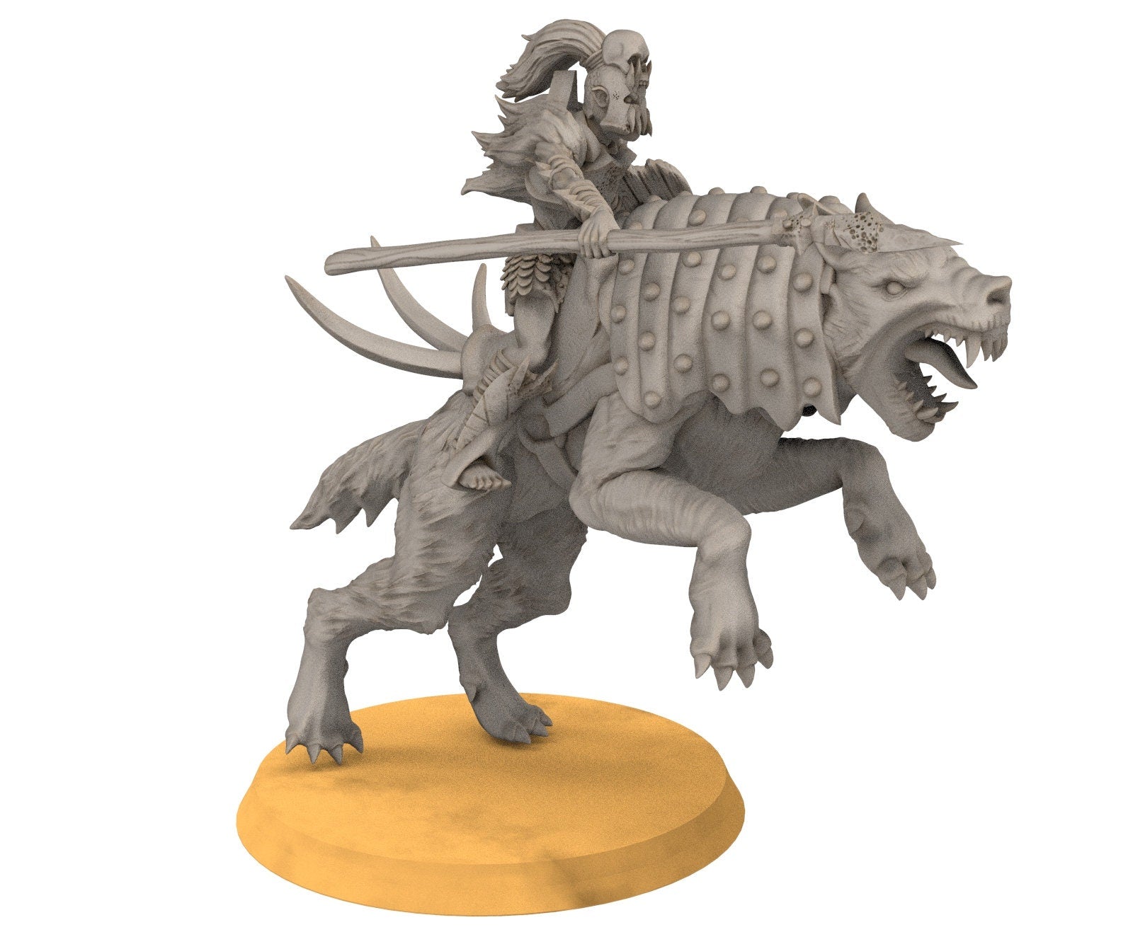 Goblin cave - Goblin warg riders warriors with spears