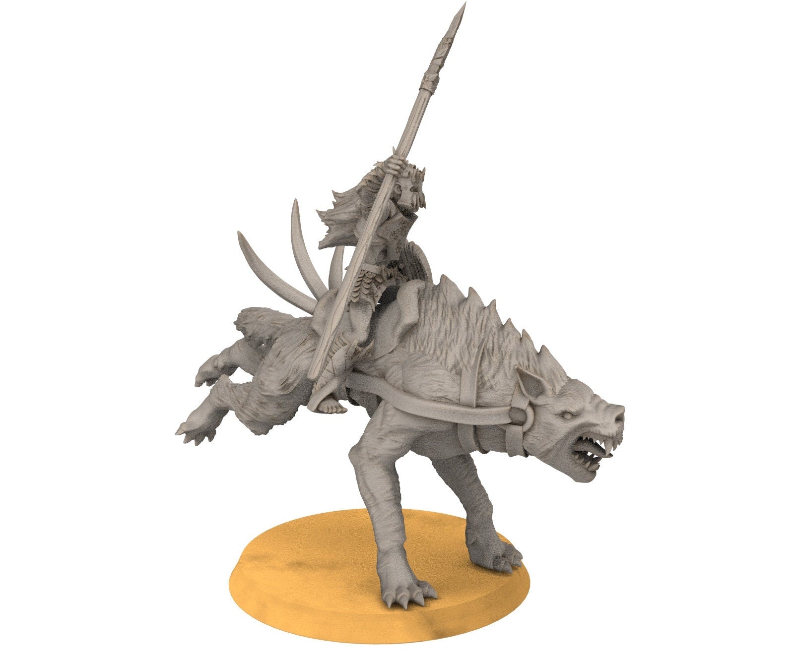 Goblin cave - Goblin warg riders warriors with spears