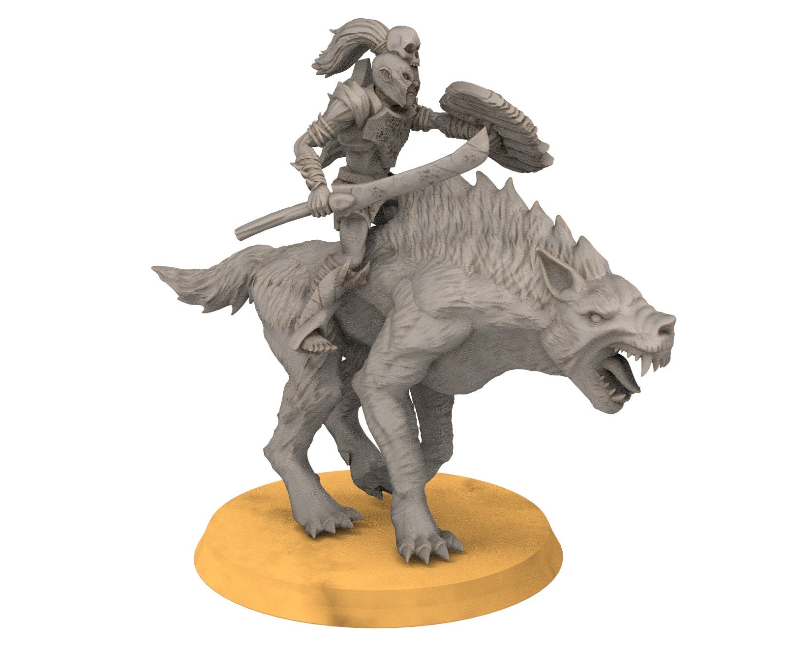 Goblin cave - Goblin warg riders warriors with swords