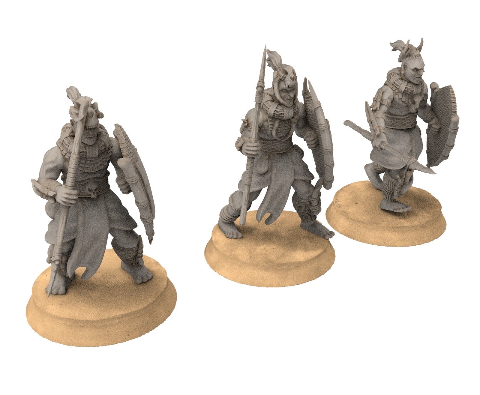 Harad - Jungle warriors, far southern tribesmen spearmen