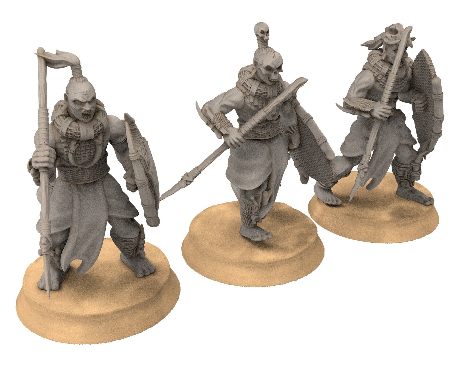 Harad - Jungle warriors, far southern tribesmen spearmen