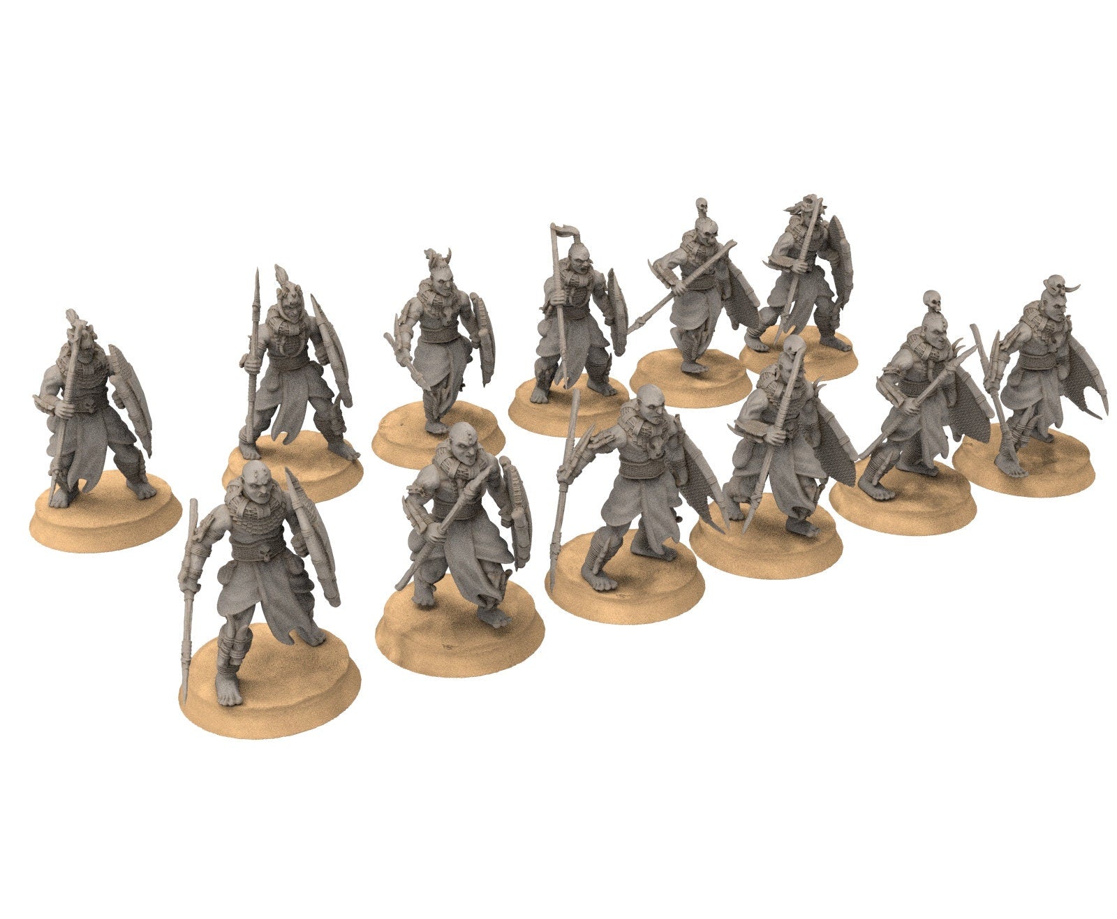 Harad - Jungle warriors, far southern tribesmen spearmen