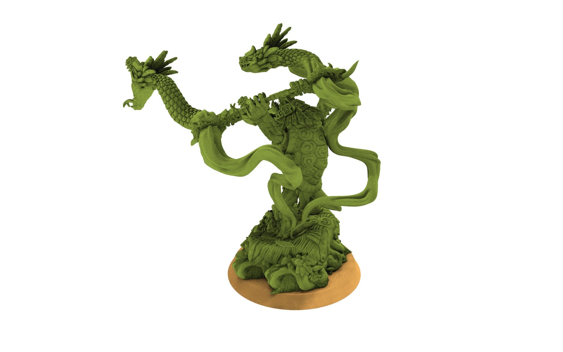 Lost temple - Tezcatlipoca Mage lizardmen from the East usable for Oldhammer, battle, king of wars, 9th age