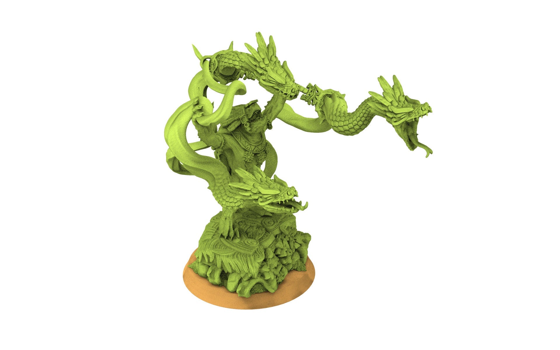 Lost temple - Tezcatlipoca Mage lizardmen from the East usable for Oldhammer, battle, king of wars, 9th age