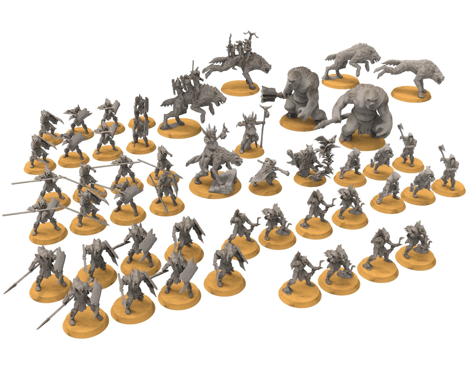 Goblin cave - Goblin Army Bundle angry force from the deep