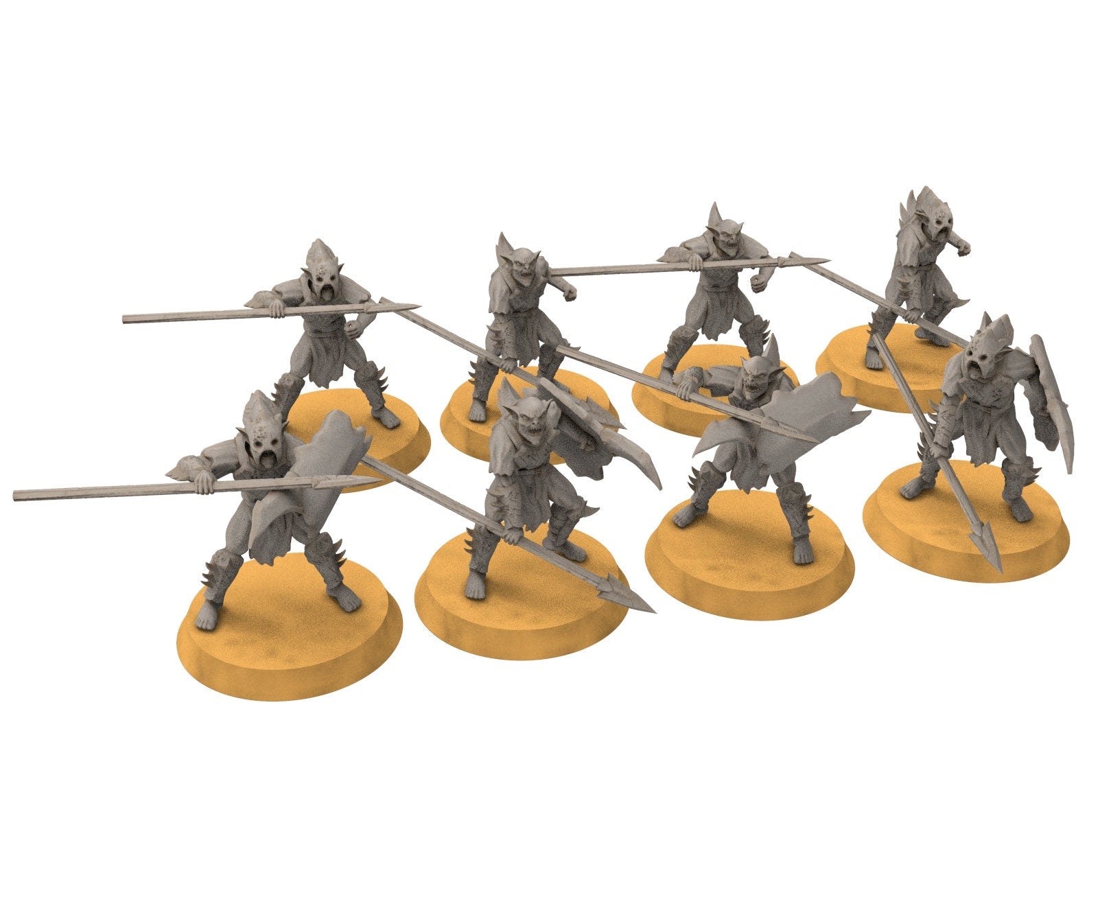 Goblin cave - Goblin warriors with spears