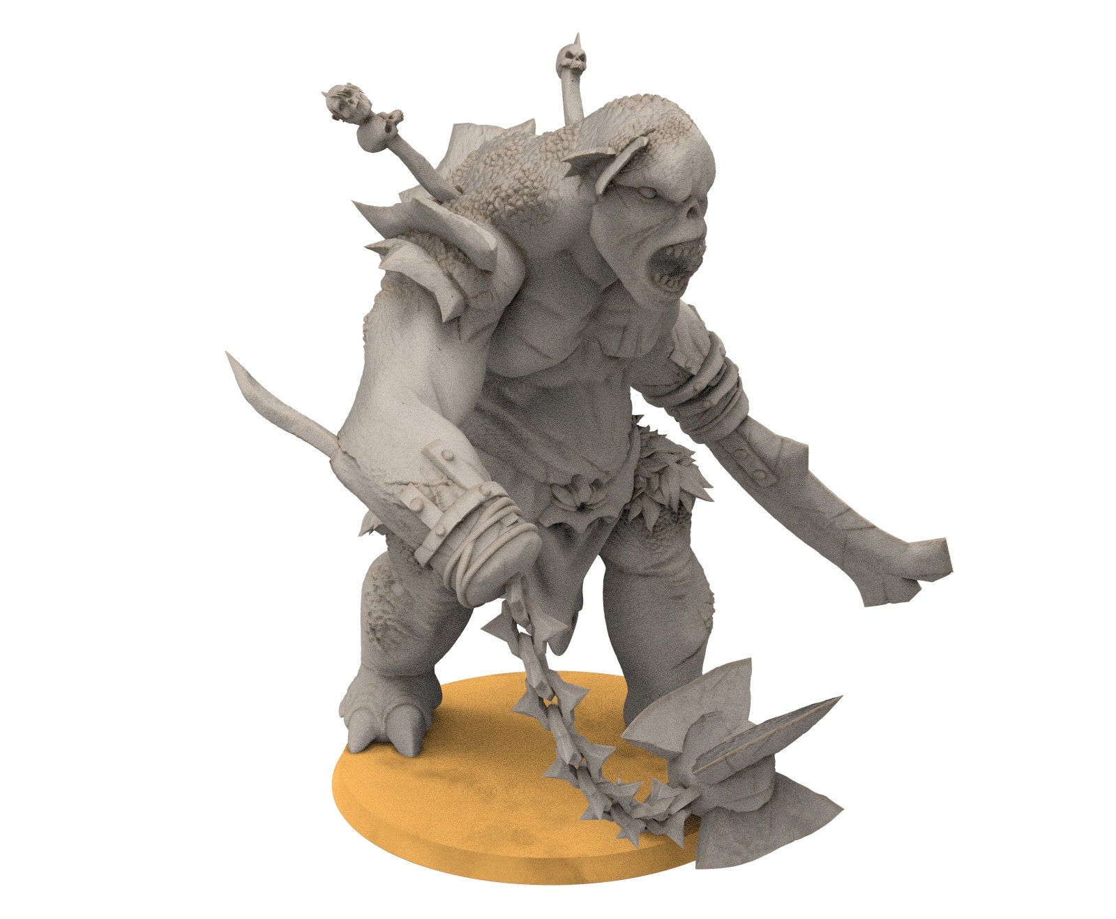 Goblin cave - Mutilated giant mountain troll