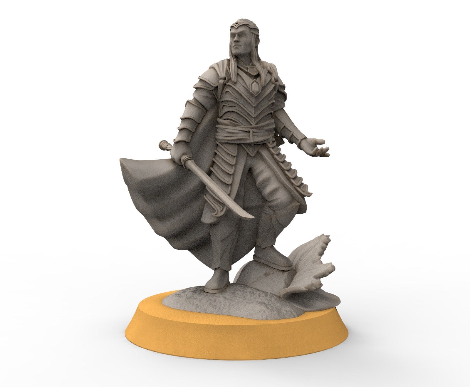 Rivandall - Elrand Lord protector of the heaven, Last Hight elves from the West, Middle rings miniatures for wargame D&D, Lotr...