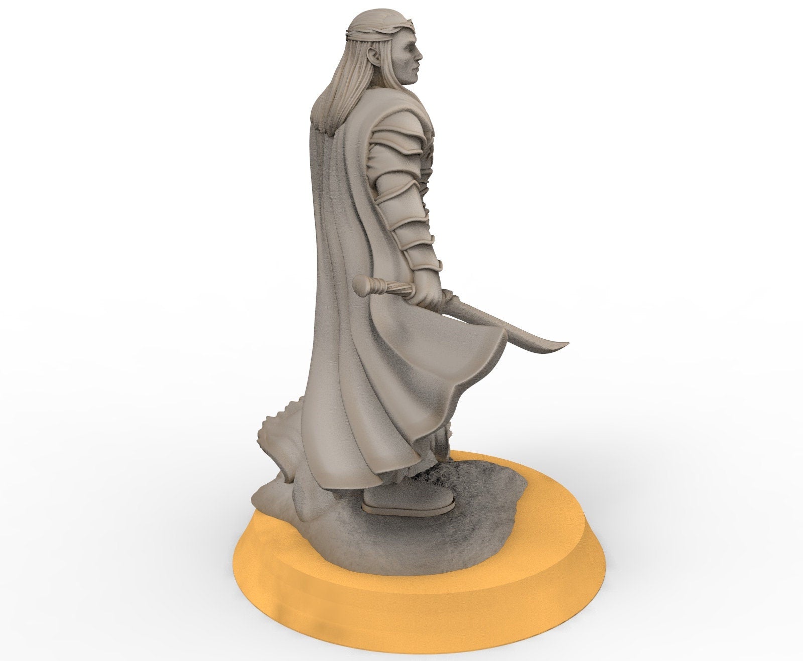 Rivandall - Elrand Lord protector of the heaven, Last Hight elves from the West, Middle rings miniatures for wargame D&D, Lotr...