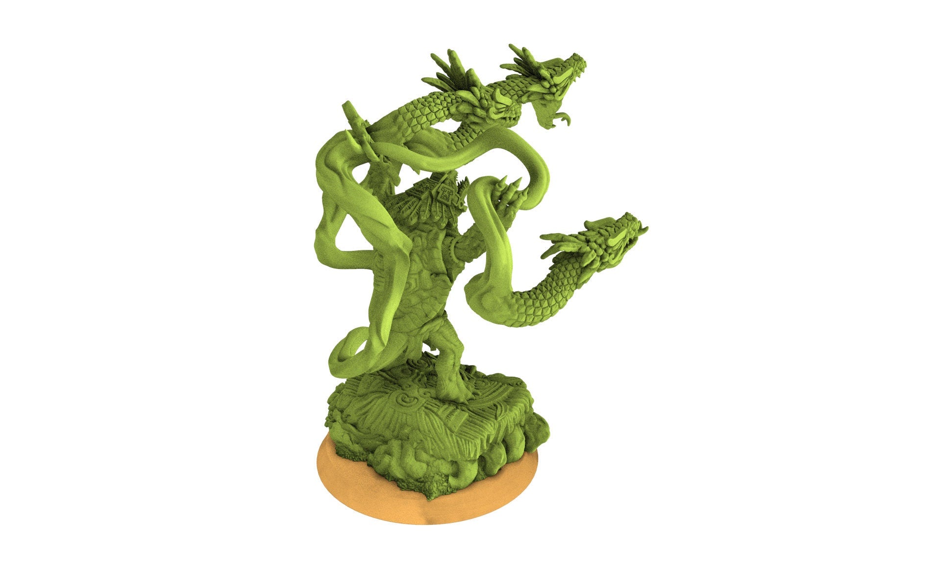 Lost temple - Tezcatlipoca Mage lizardmen from the East usable for Oldhammer, battle, king of wars, 9th age