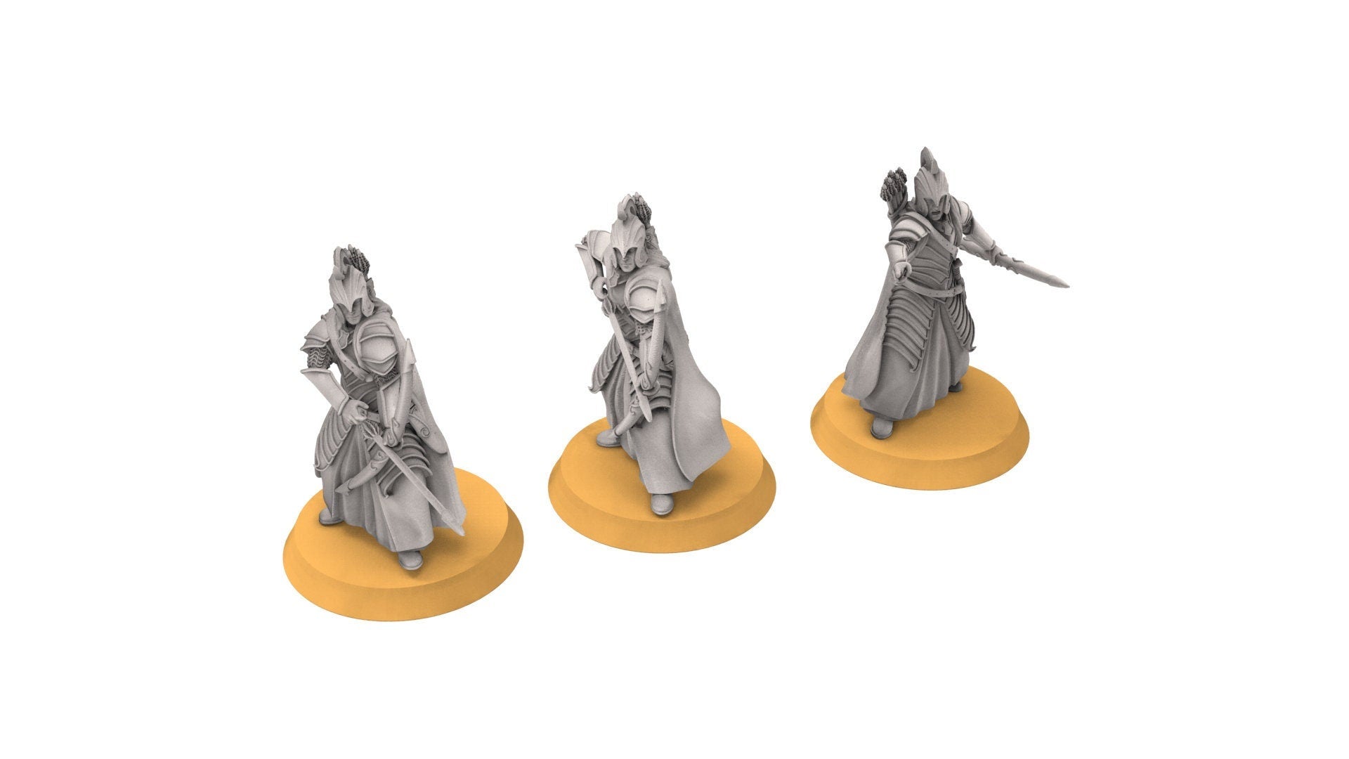 Rivandall - Bowmen, Last Hight elves from the West, Middle rings miniatures pour wargame D&D, SDA...