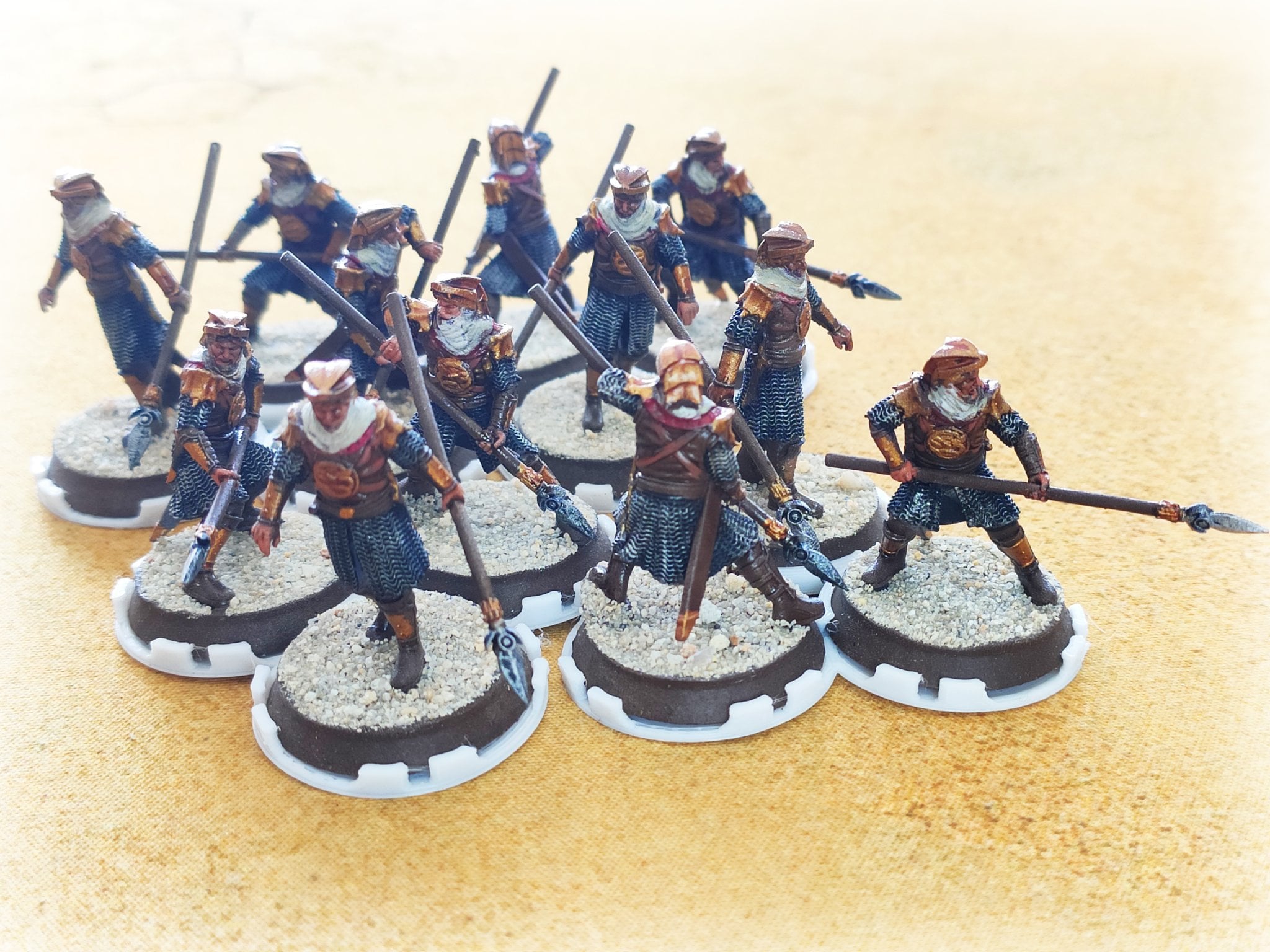 Harad - Desert Snake Warriors, southern men lancers, Berber nomads, Harad Bedouin Arabs Sarazins miniatures for wargame D&D, Lotr...