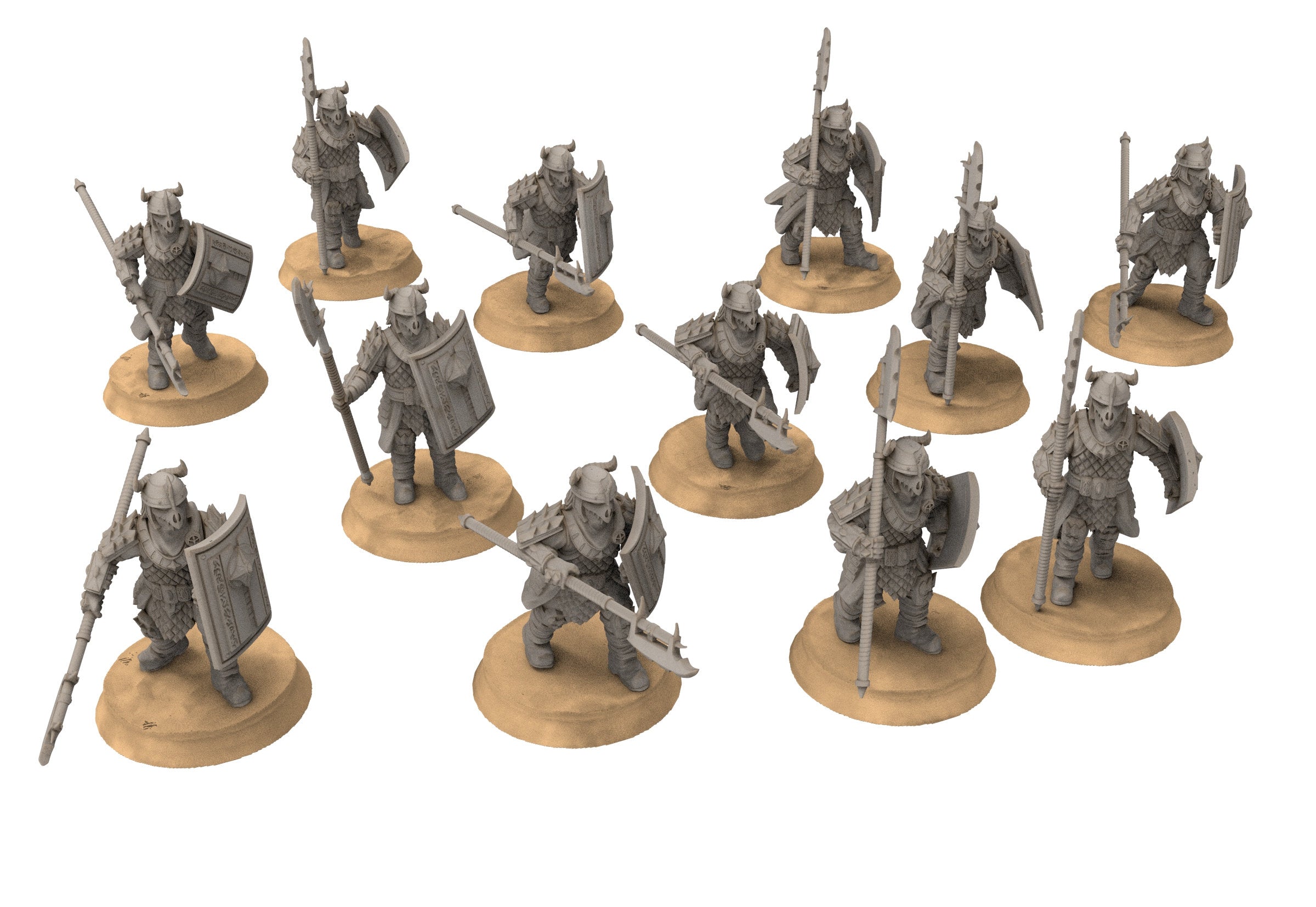 Easterling - Eastern Dragon guard Halberd