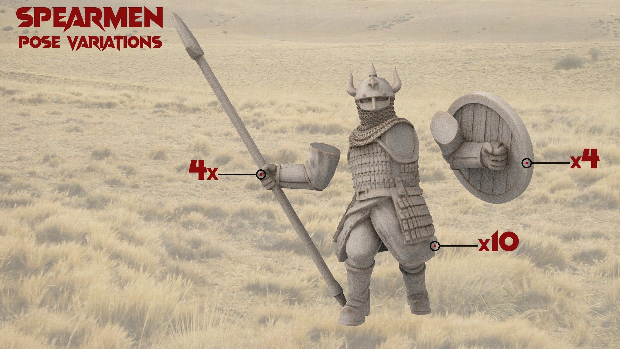 Kandahar - Varangian heavy Spearmen