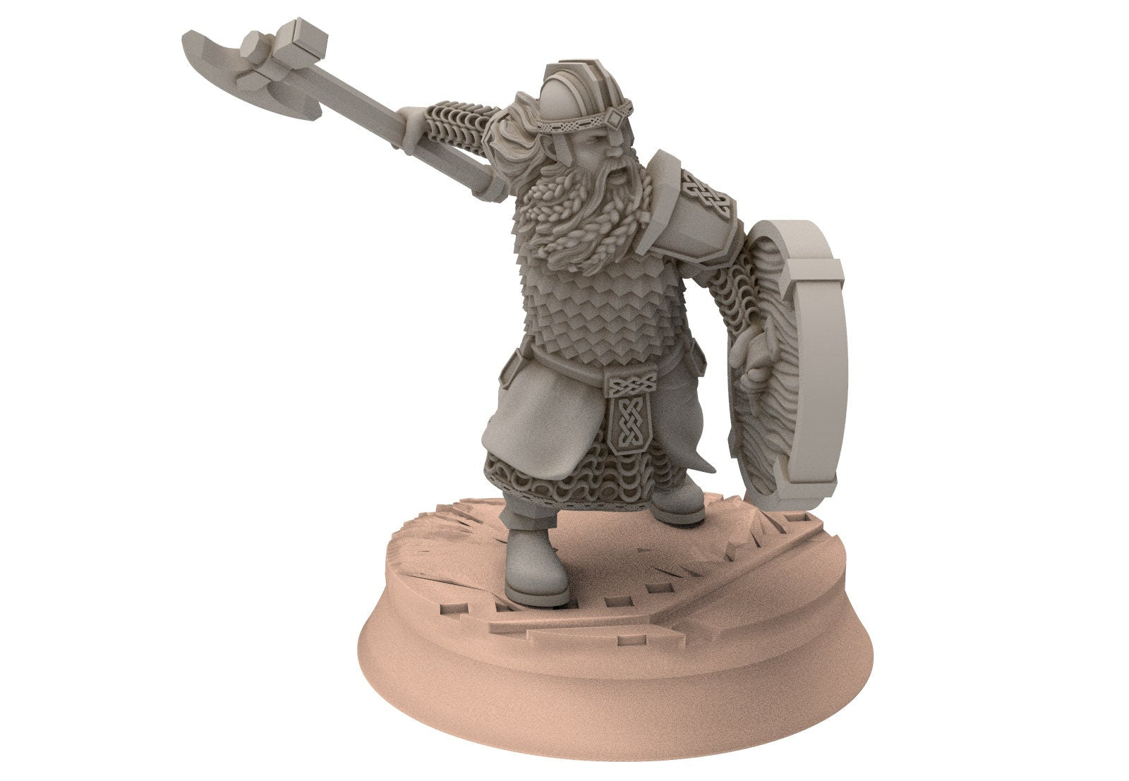 Dwarves - Kalak Warriors, The Dwarfs of The Mountains, for Lotr, davale games miniatures