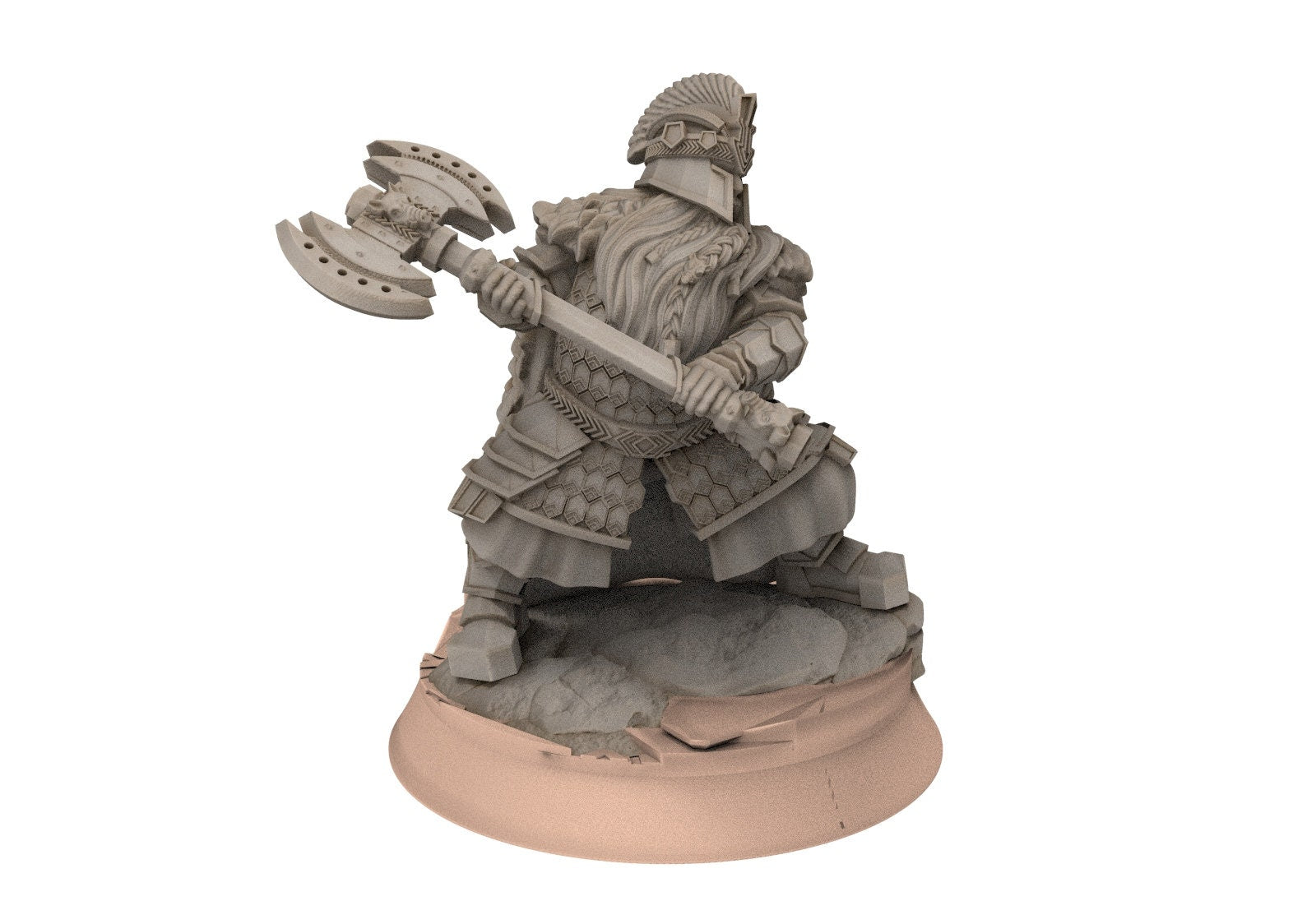 Dwarves - lord Iron, The Dwarfs of The Mountains, for Lotr, davale games miniatures