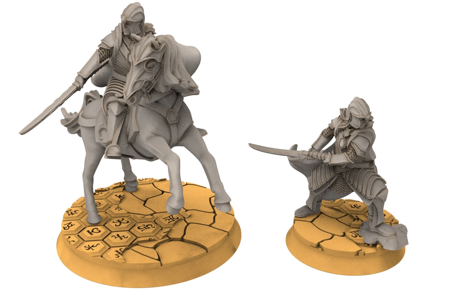 Rivandall - Glorfingel Demon's Slaughter, Last Hight elves from the West, Middle rings miniatures for wargame D&D, Lotr...