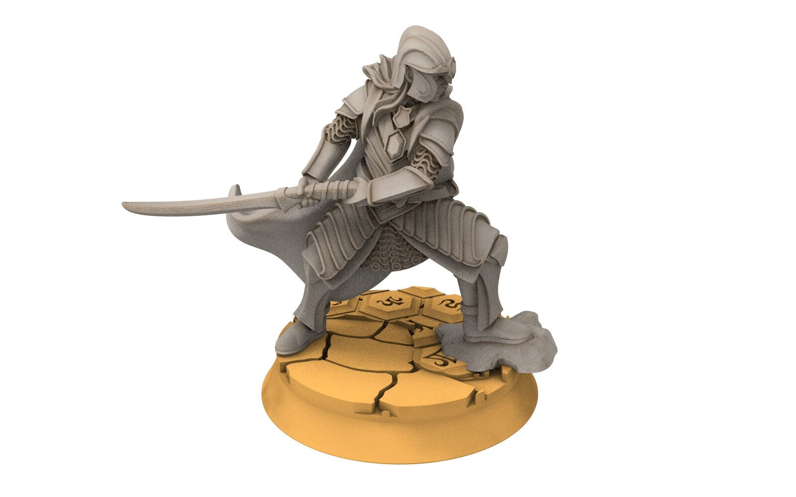 Rivandall - Glorfingel Demon's Slaughter, Last Hight elves from the West, Middle rings miniatures for wargame D&D, Lotr...