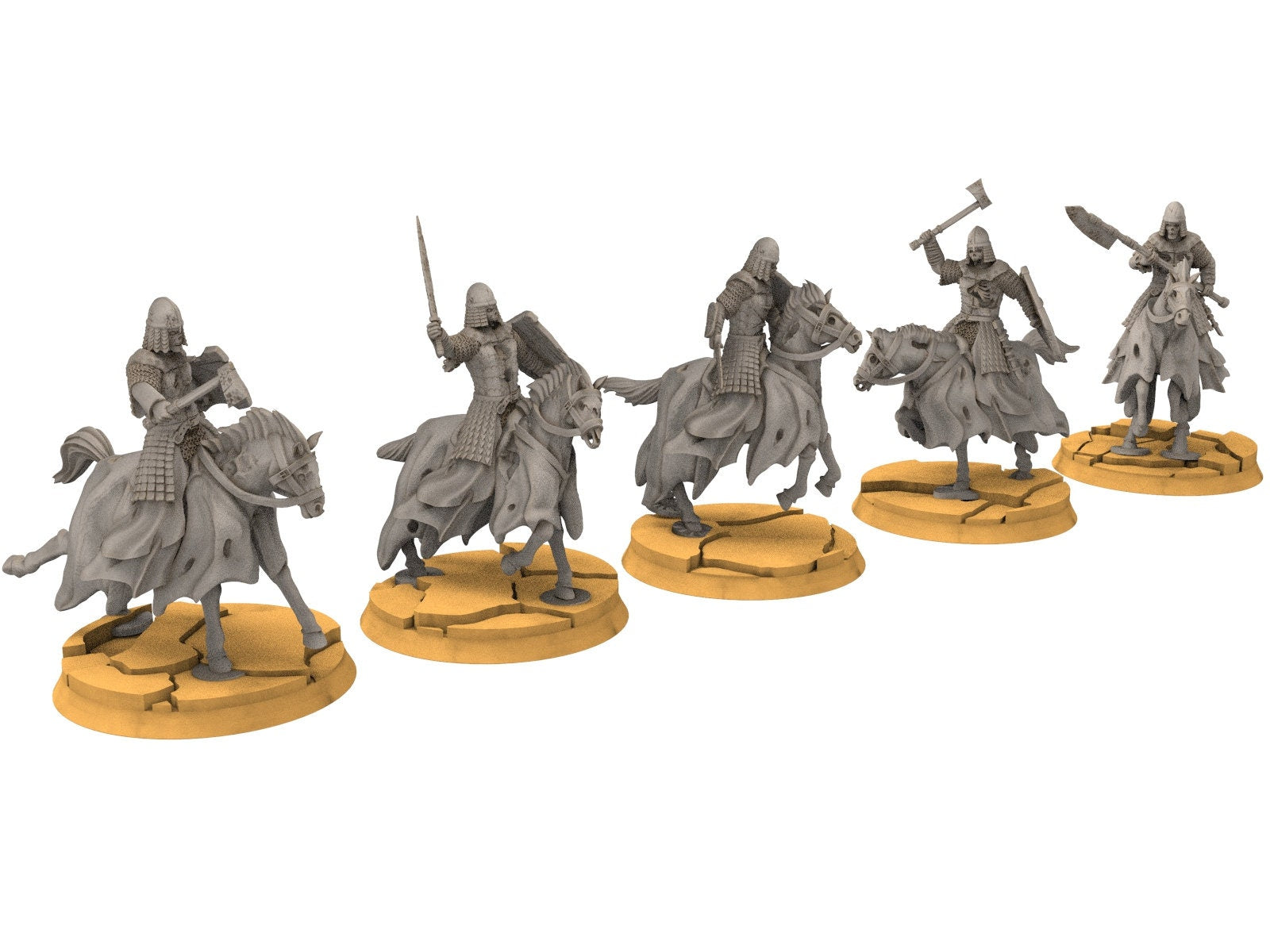 Undead Ghosts - Spectral mounted warrior under the mountain, Undead traitors