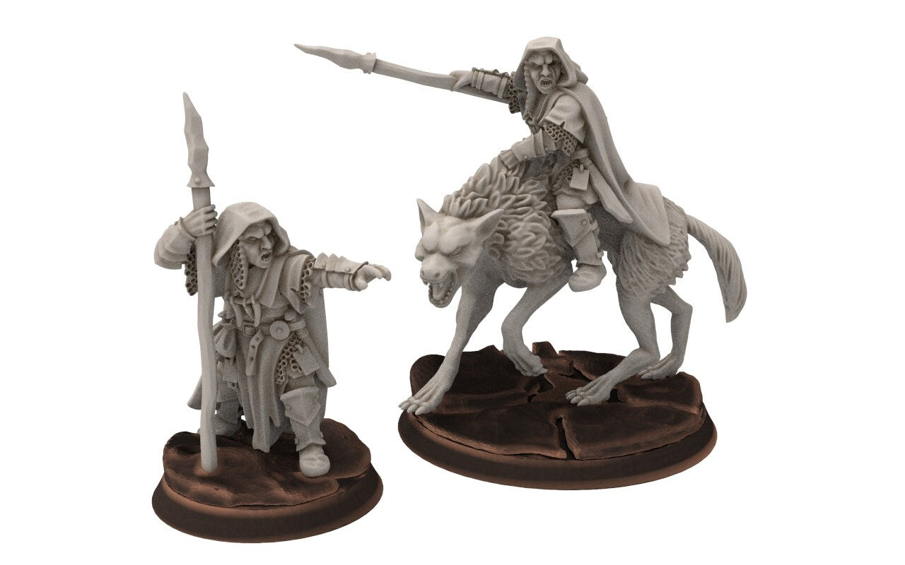 Orcs horde - Orc Shaman on wolf