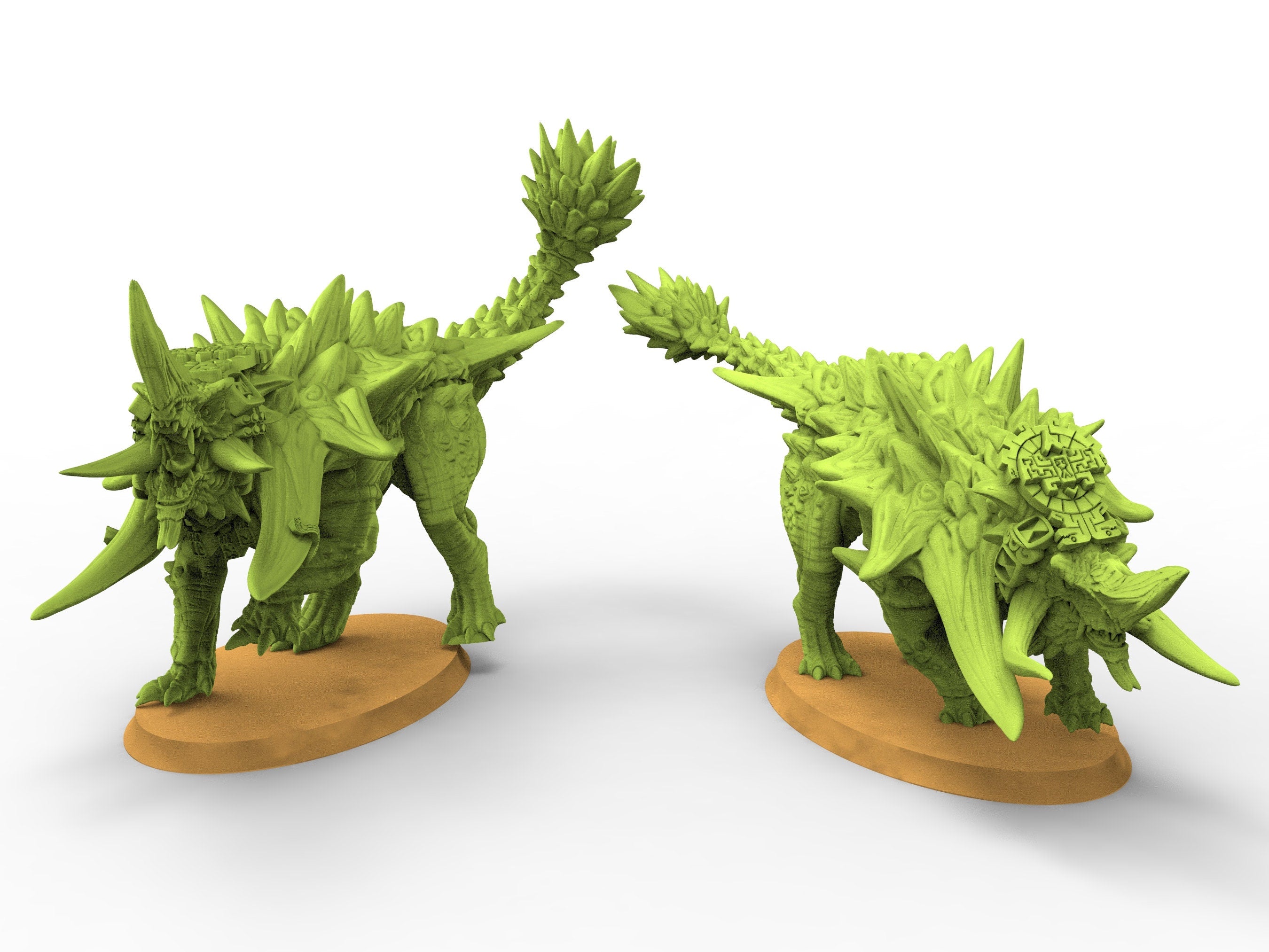 Lost temple - Ahuatli, lizardmen from the East usable for Oldhammer, battle, king of wars, 9th age