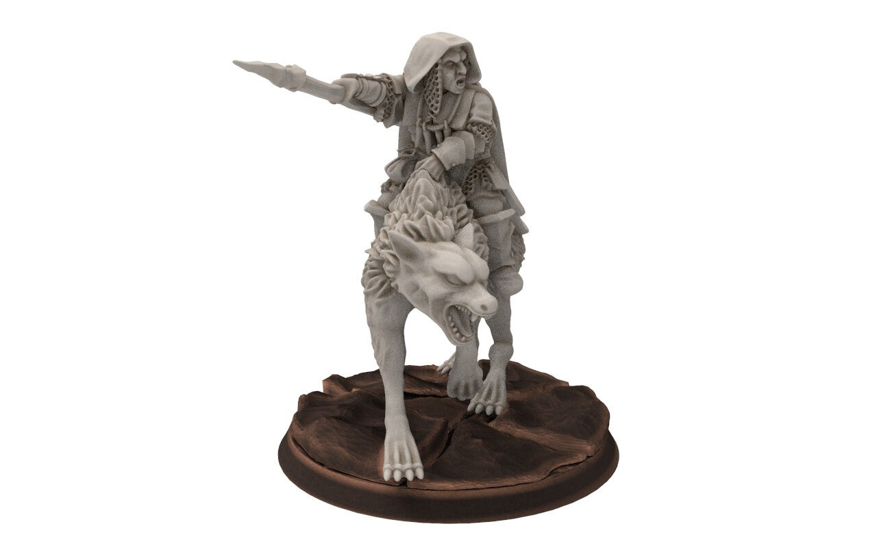 Orcs horde - Orc Shaman on wolf