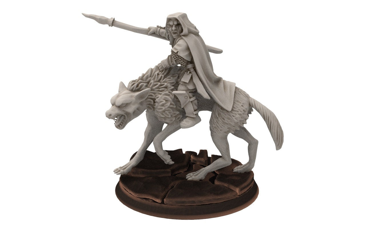 Orcs horde - Orc Shaman on wolf