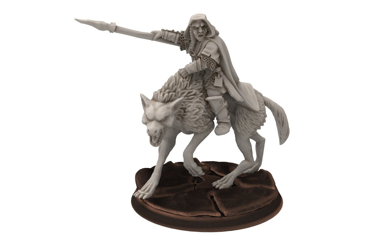 Orcs horde - Orc Shaman on wolf