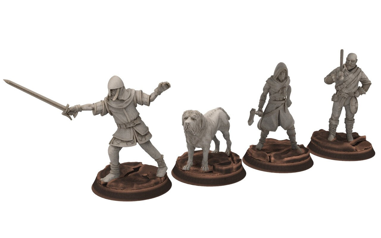Ruffians - Bandit camp fire tent bad encounter, Thief of the woods warband, scouring