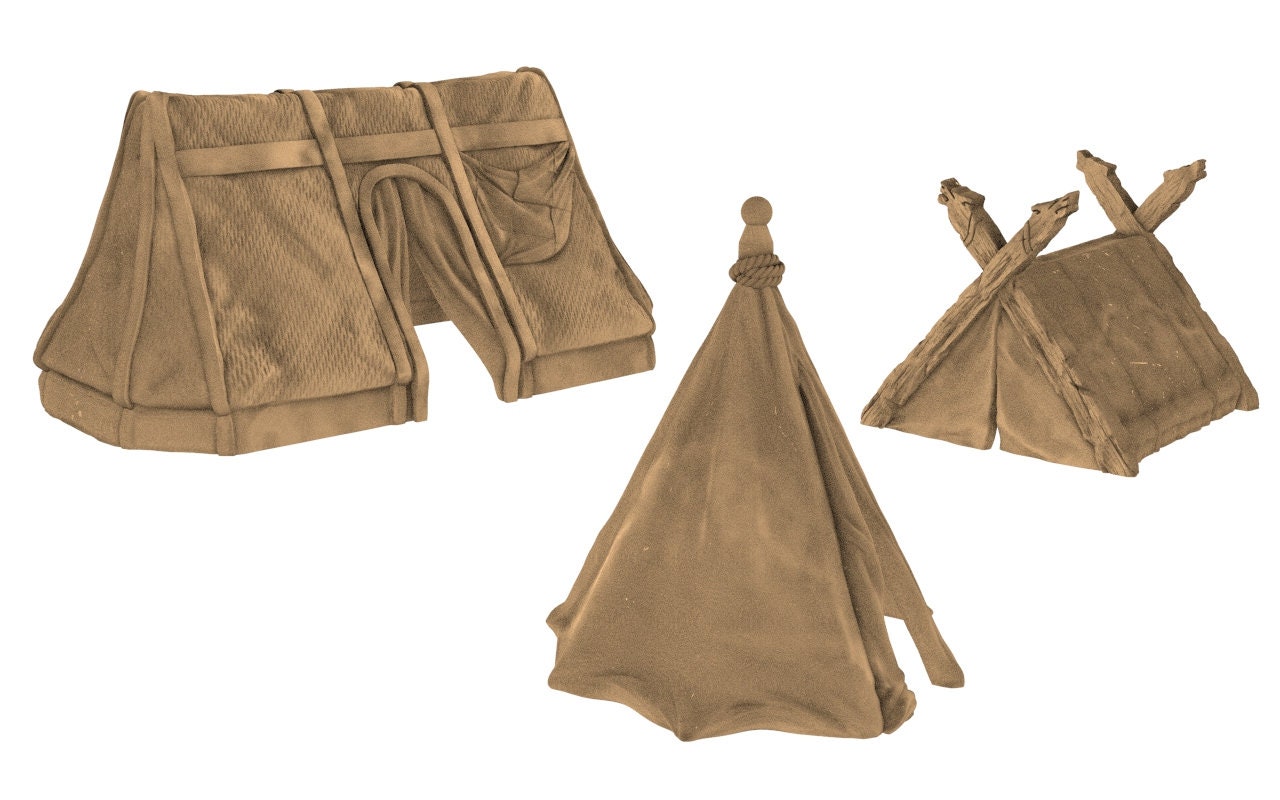 Ruffians - Bandit camp fire tent bad encounter, Thief of the woods warband, scouring