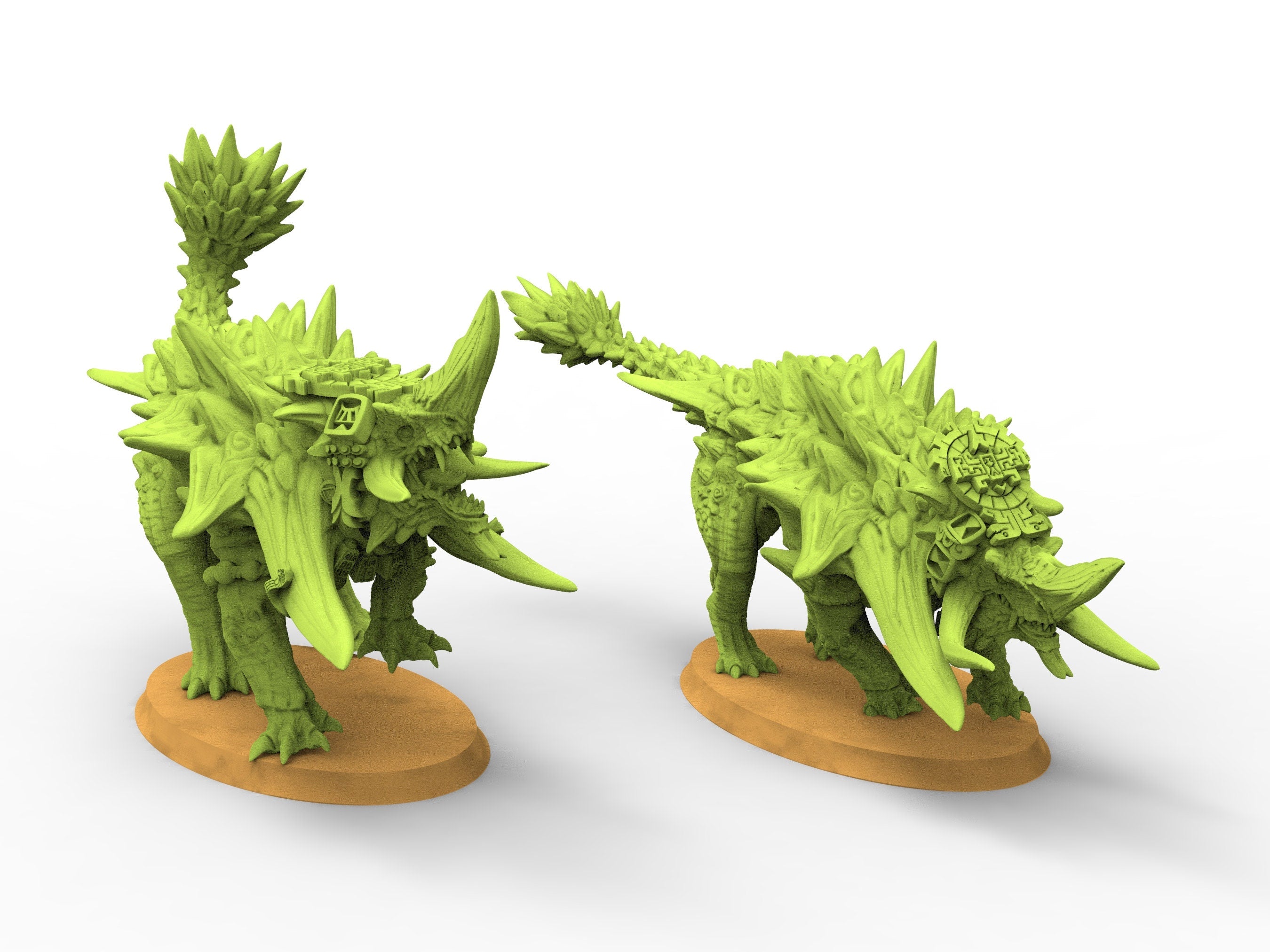 Lost temple - Ahuatli, lizardmen from the East usable for Oldhammer, battle, king of wars, 9th age