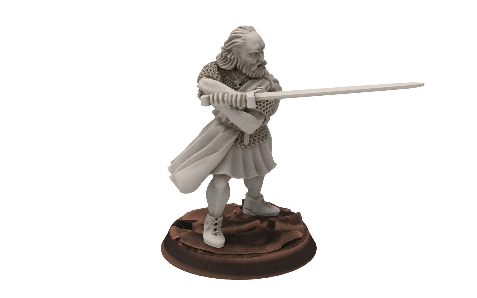 Gandor - Fief levy clan men Warrior highlander
