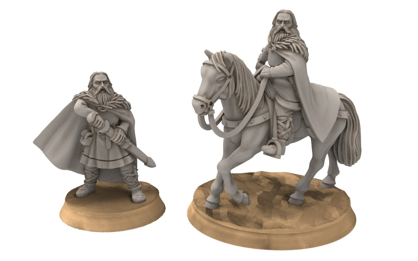 Rohan - Riders of Warhorses King Hrothgar unarmoured