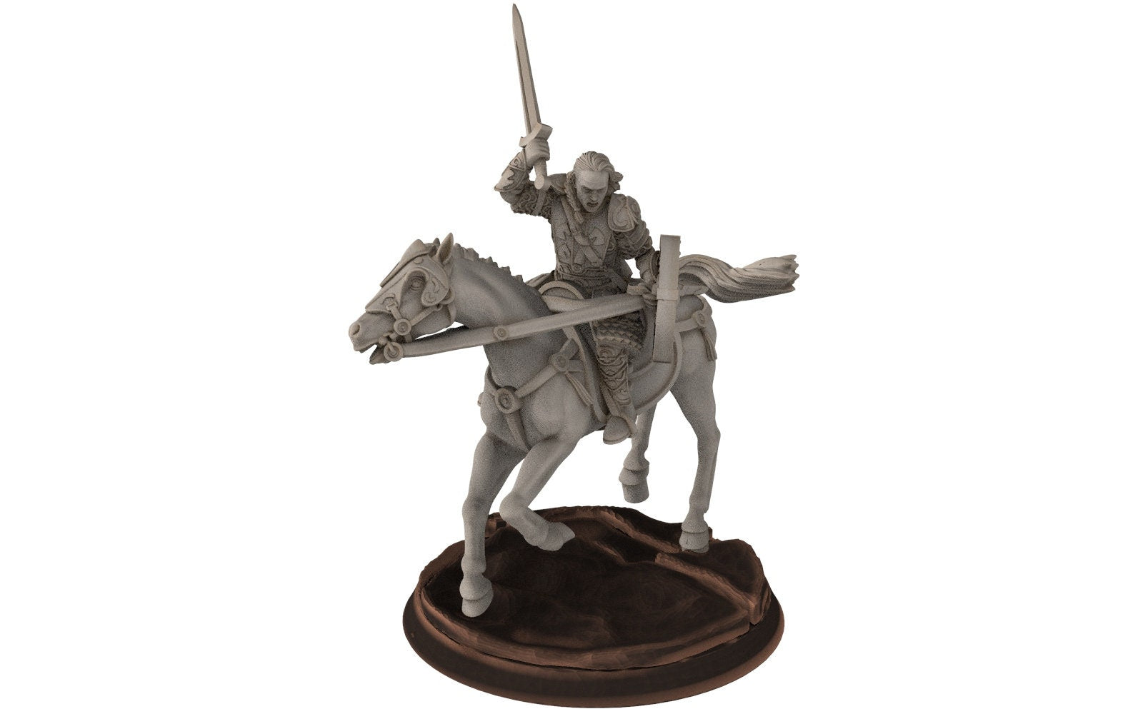 Rohan - Riders of Warhorses Prince Modular, Knight of Rohan, the Horse-lords, rider of the mark, minis for wargame D&D, Lotr...