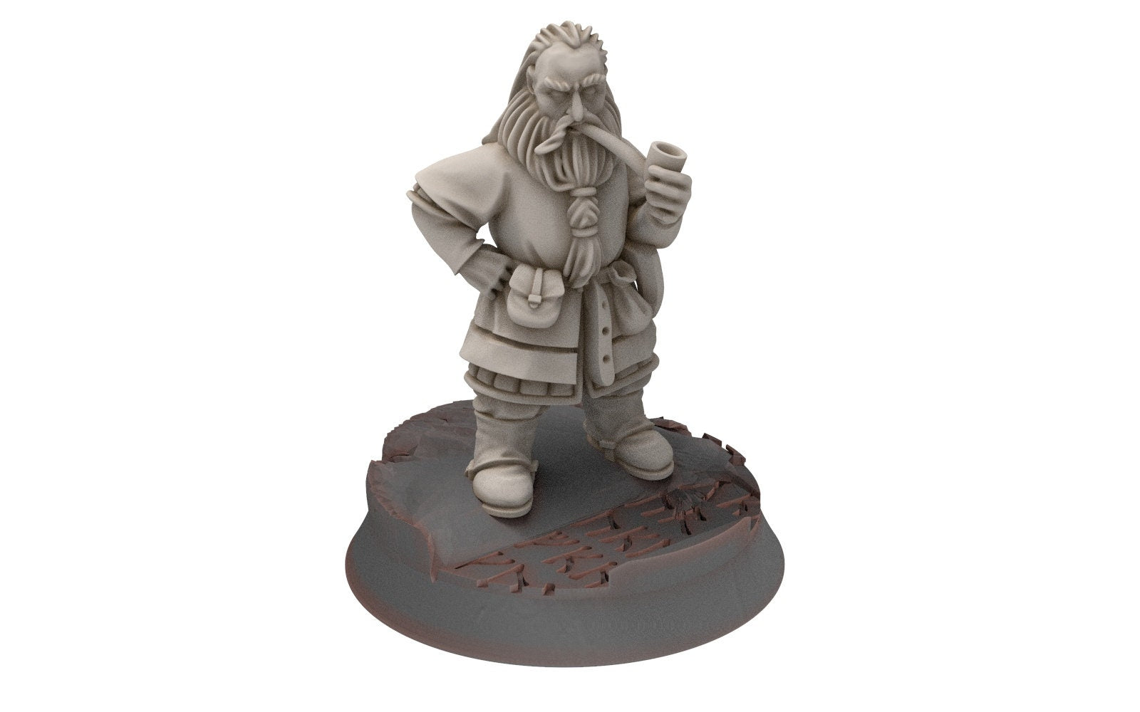Dwarves - Dwarf with pipe