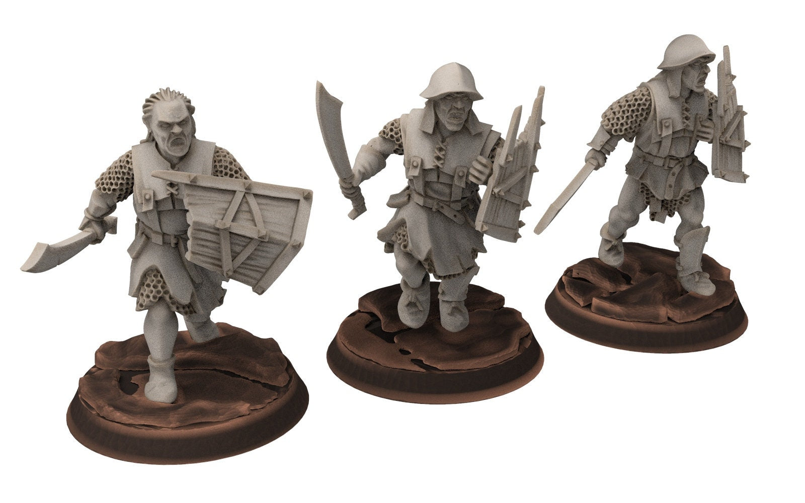 Orcs horde - Orc Armoured Scouts with Swords