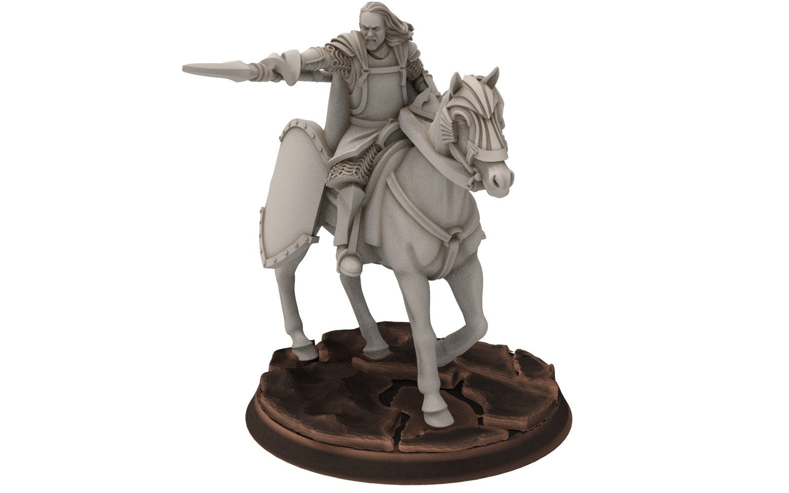 Gandor - Old Captain hight humans, minis for wargame D&D, SDA... Davale miniatures