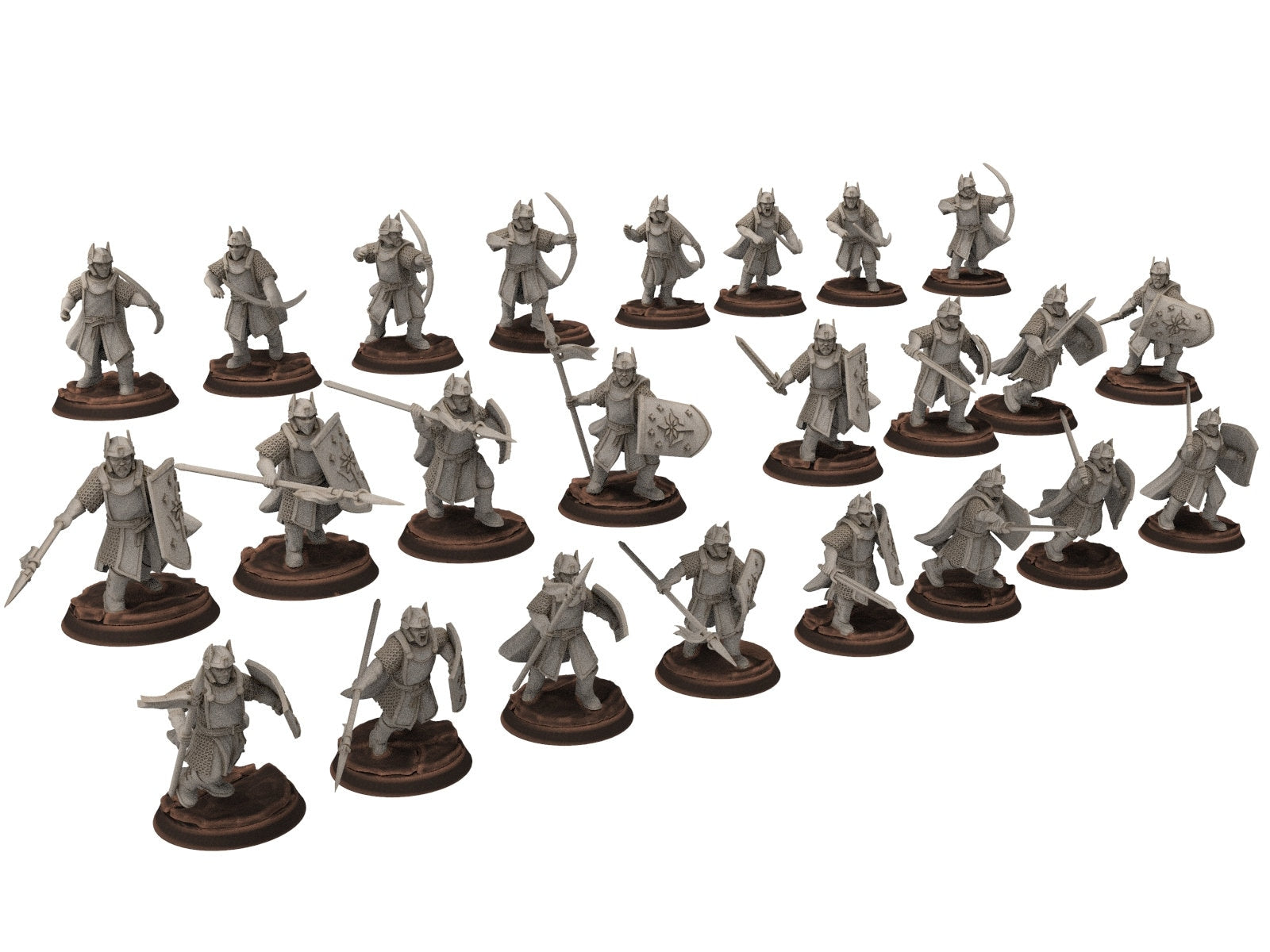 Gandor - Old Bowmen archer warriors of the west hight humans
