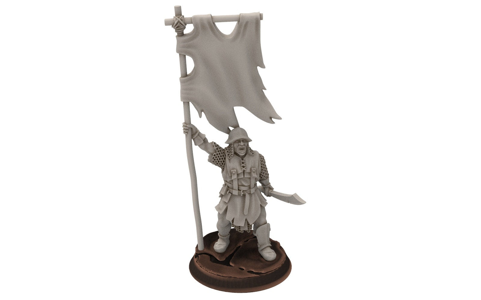 Orc horde - Orc banner, Orc warriors warband