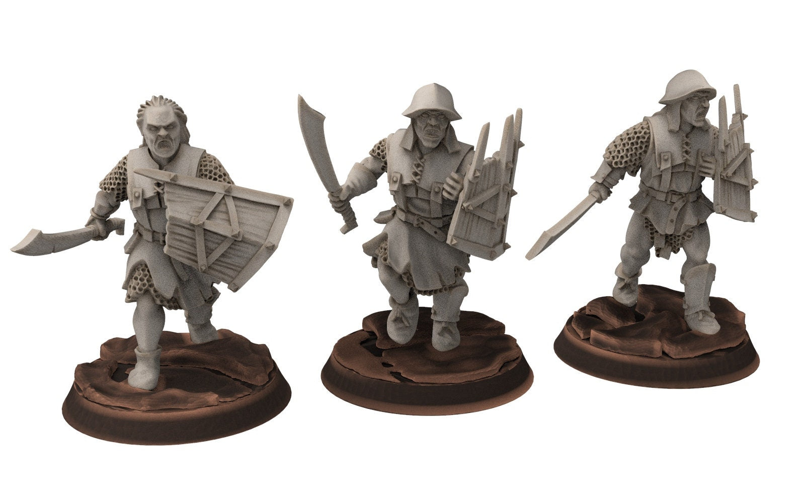 Orcs horde - Orc Armoured Scouts with Swords