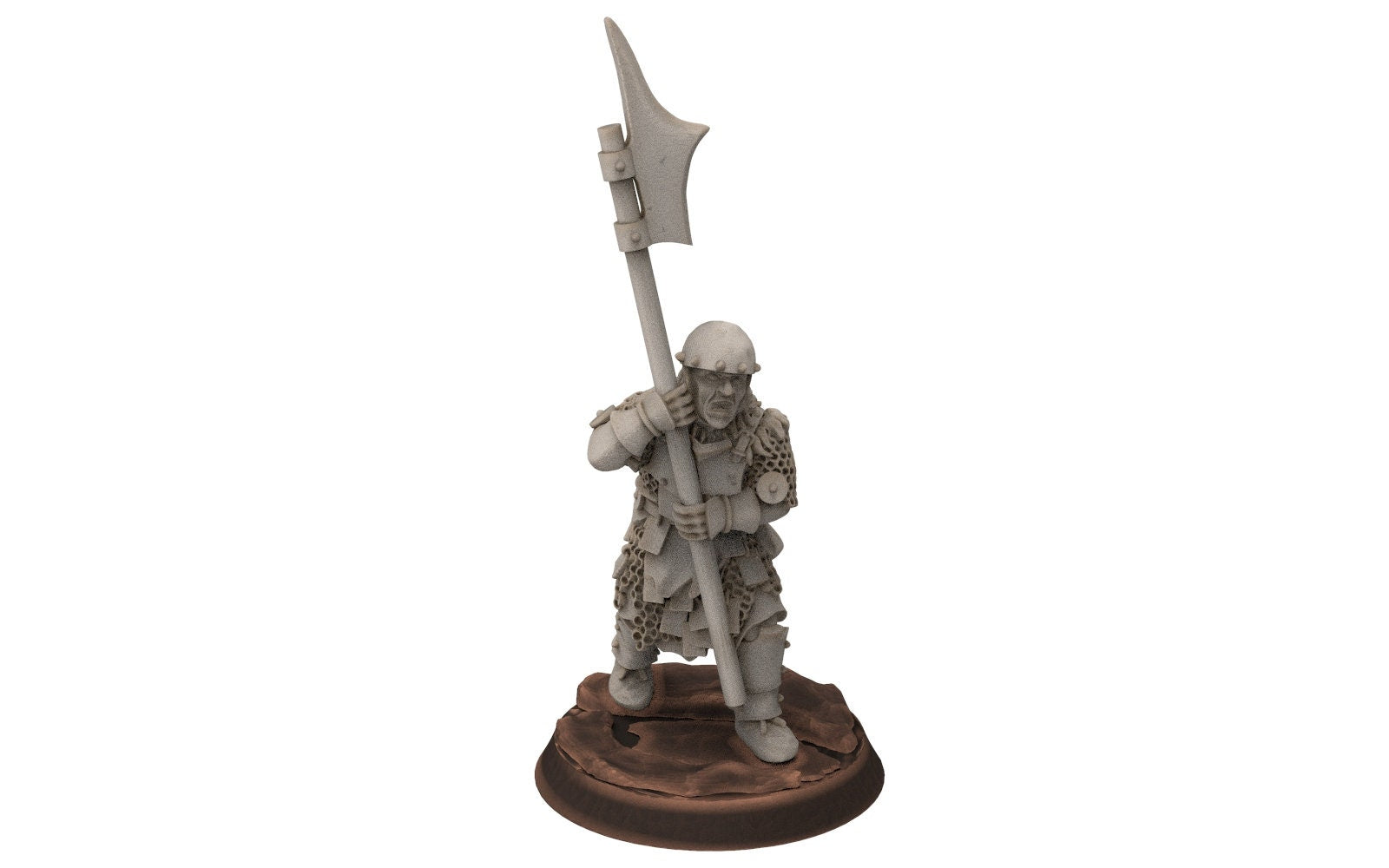 Orcs horde - Orc Armoured Scouts with halberd